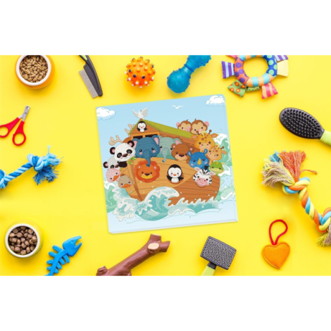 Set creativ tablou Arca lui Noe, pictura cu diamante - poza 3
