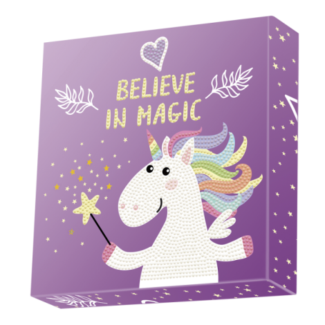Set creativ tablou Believe in Magic, pictura cu diamante - poza 1