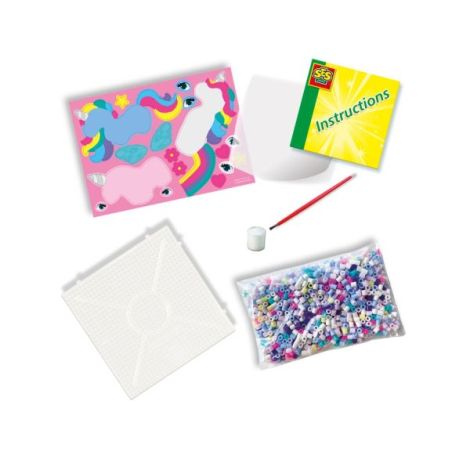 Set creativ - Tablou margele de calcat - Unicorni - poza 2