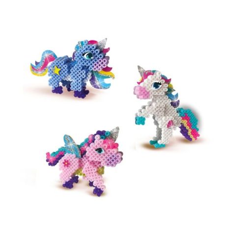 Set creativ - Tablou margele de calcat - Unicorni - poza 3