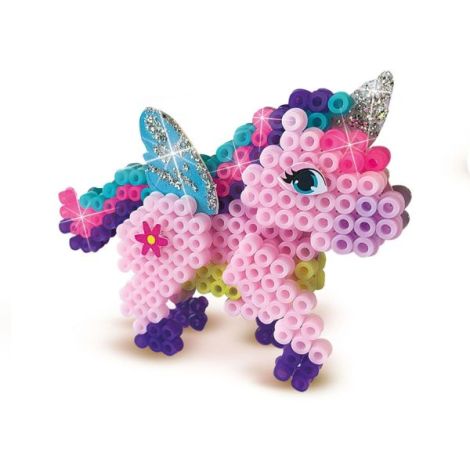 Set creativ - Tablou margele de calcat - Unicorni - poza 4