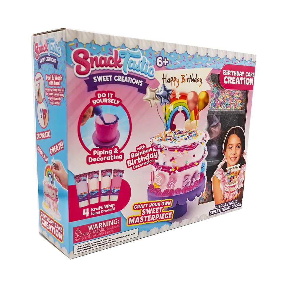 Set Creativ Tort Birthday Snack Tastic Joc de Decorare pentru Copii - poza 2