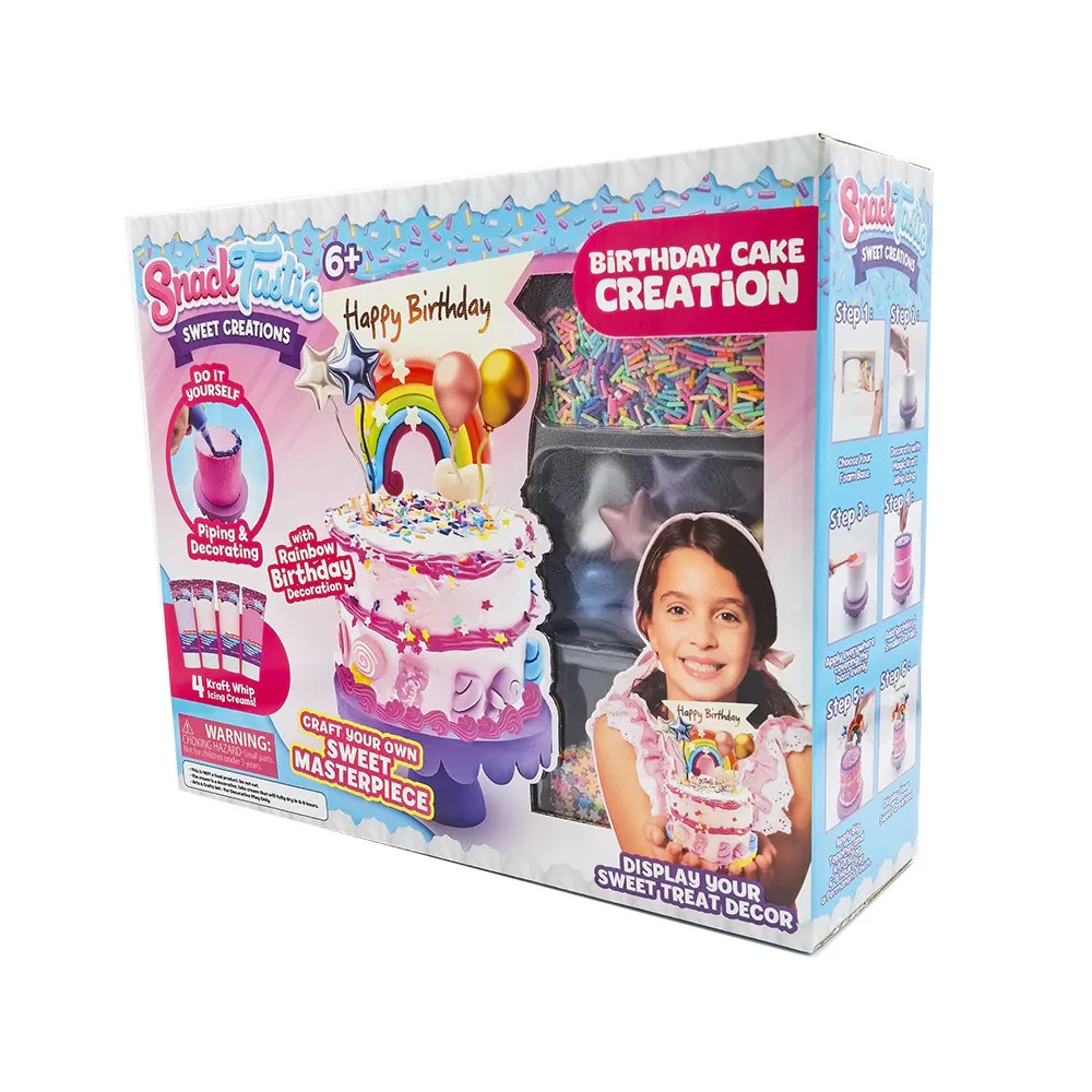 Set Creativ Tort Birthday Snack Tastic Joc de Decorare pentru Copii - poza 4