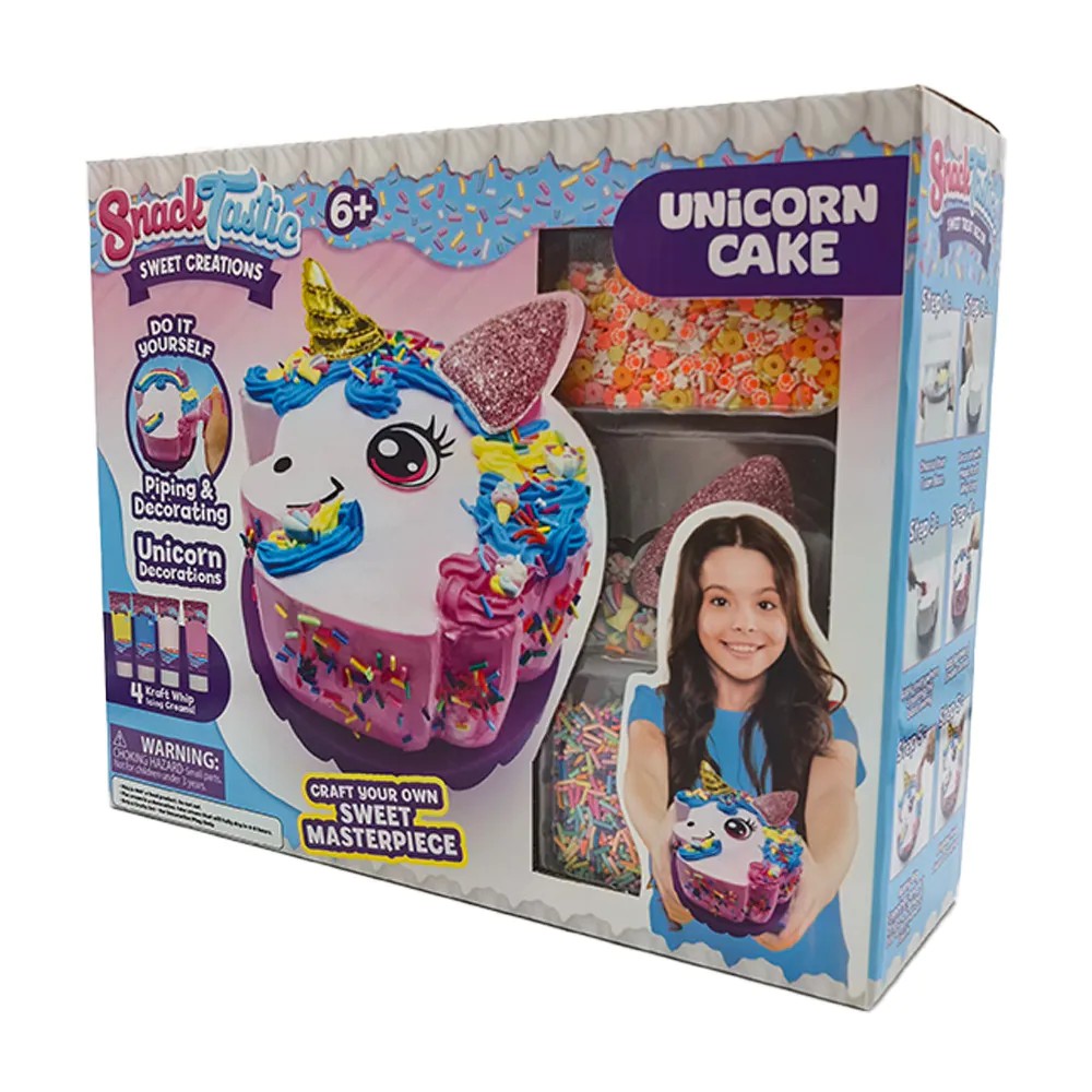 Set Creativ Tort Unicorn Snack Tastic Joc de Decorare pentru Copii - poza 2
