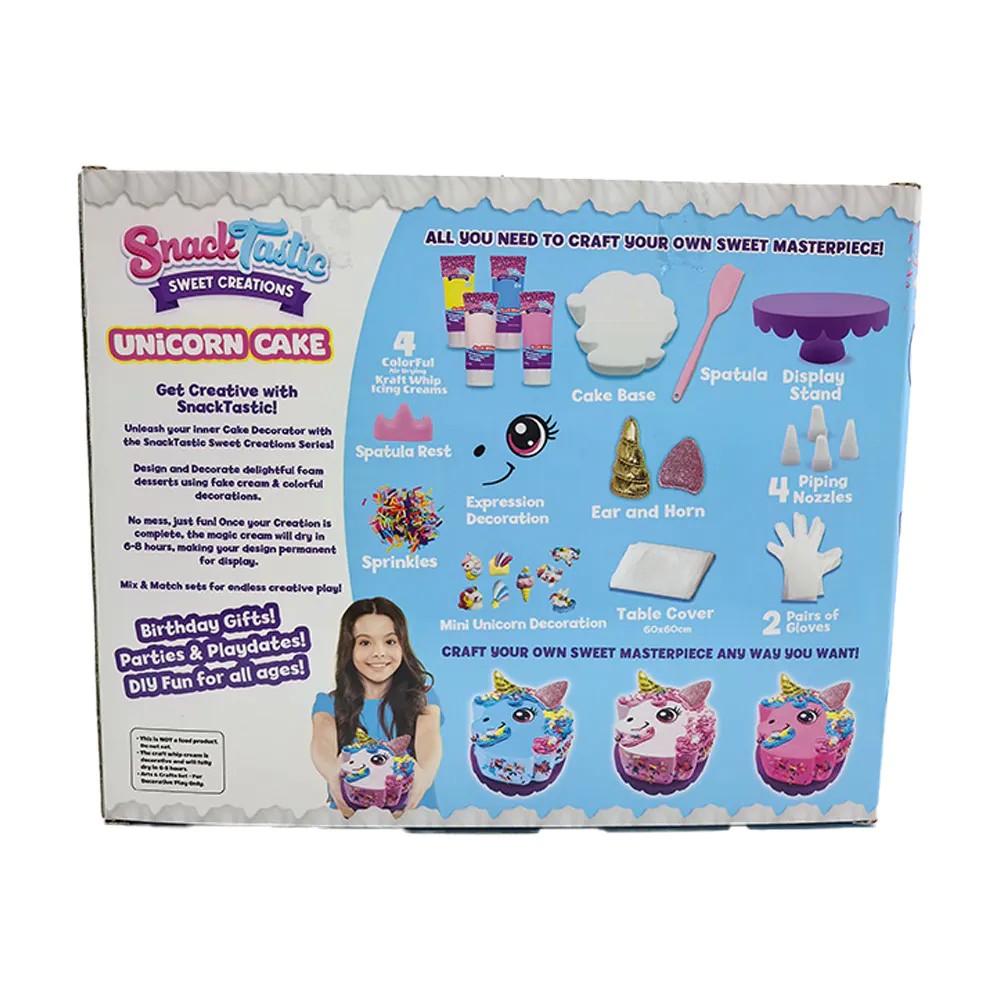 Set Creativ Tort Unicorn Snack Tastic Joc de Decorare pentru Copii - poza 4