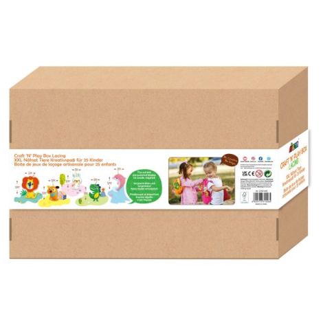 Set creativ XXL de cusut cu tehnica siretului - Craft N Play Box - poza 3