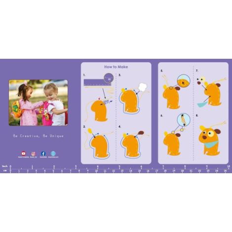 Set creativ XXL de cusut cu tehnica siretului - Craft N Play Box - poza 5