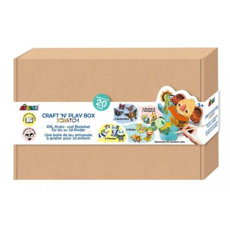 Set creativ XXL de razuit - Craft N Play Box - poza 1