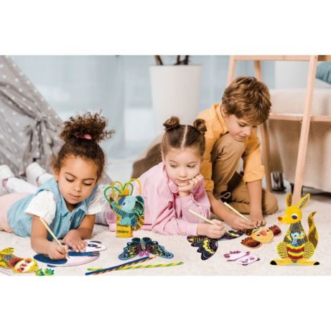 Set creativ XXL de razuit - Craft N Play Box - poza 2