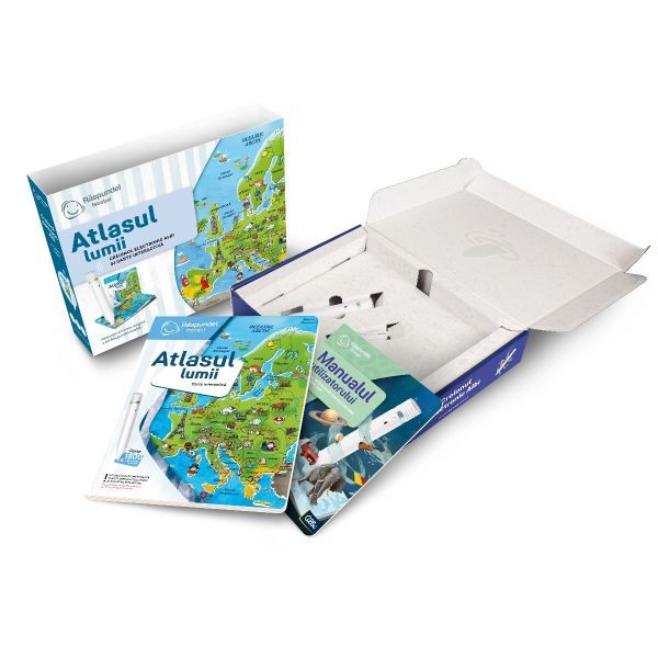 Set creion electronic si carte Raspundel Istetel Atlasul Lumii - poza 2