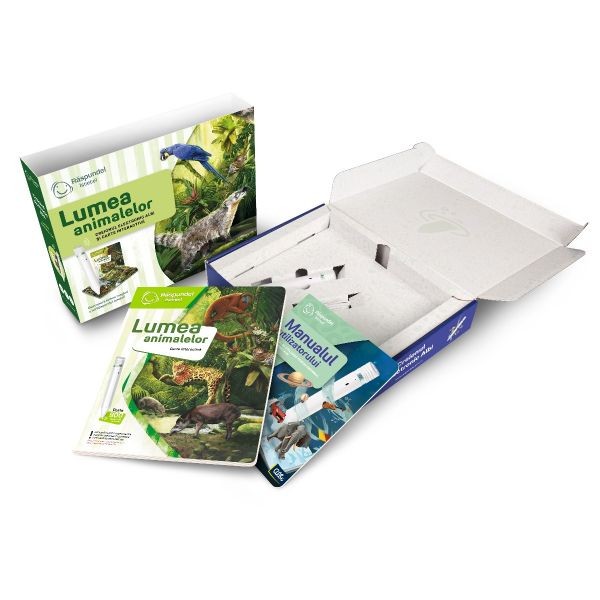 Set creion electronic si carte Raspundel Istetel Lumea animalelor - poza 2