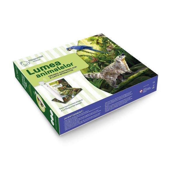 Set creion electronic si carte Raspundel Istetel Lumea animalelor - poza 3