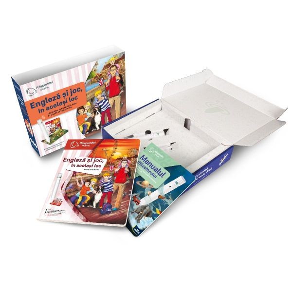 Set creion electronic si carte Raspundel Istetel Playful English - poza 3