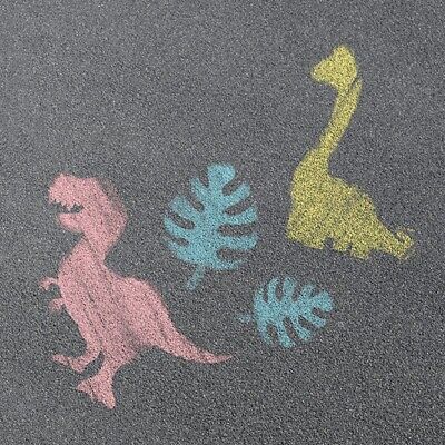 Set creta si sabloane Ttoys Lumea dinozaurilor 6 buc - poza 5