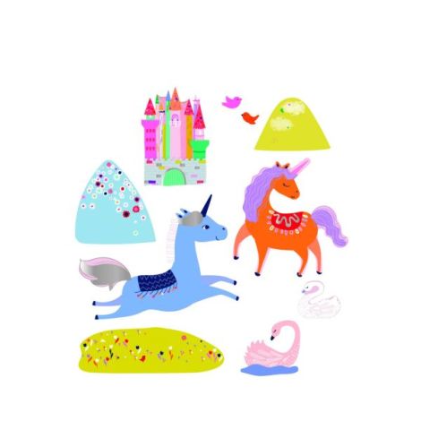 Set cu abtibilduri - Unicorni - poza 2