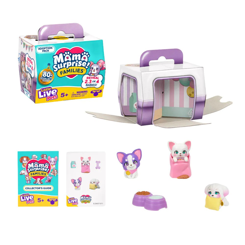 Set cu catelusi Little Live Pets Mama Surprise Families - poza 1