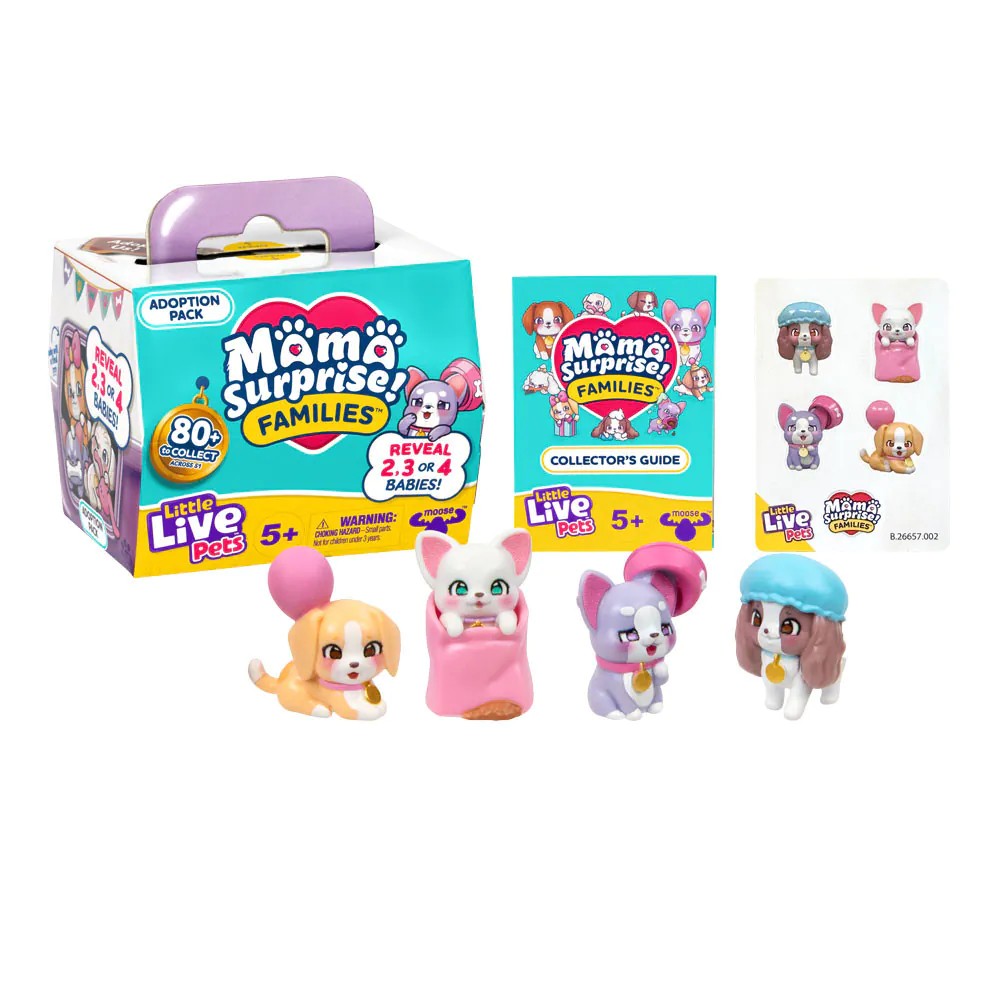 Set cu catelusi Little Live Pets Mama Surprise Families - poza 2