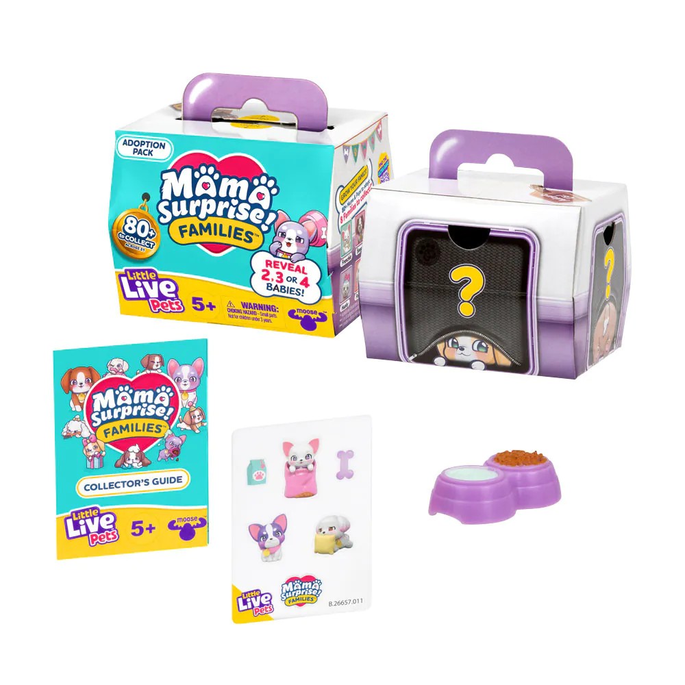 Set cu catelusi Little Live Pets Mama Surprise Families - poza 5