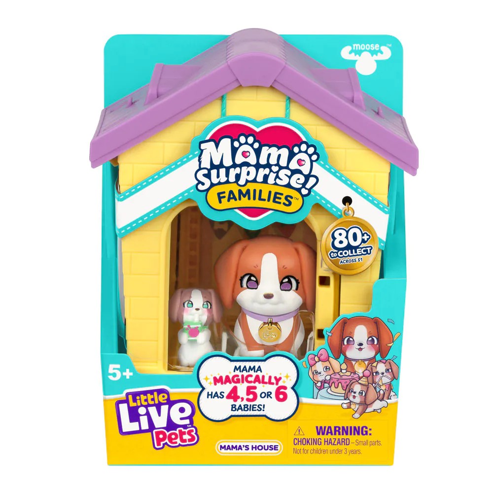 Set cu catelusi Little Live Pets Mama Surprise Mama House diverse modele - poza 2