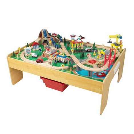 Set cu masuta de joaca Adventure Town Railway - poza 1