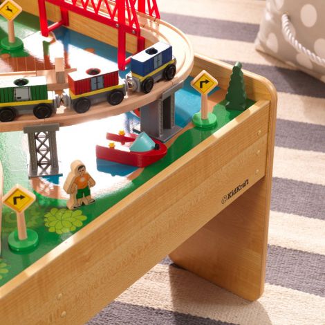 Set cu masuta de joaca Adventure Town Railway - poza 3