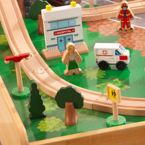 Set cu masuta de joaca Adventure Town Railway - poza 4