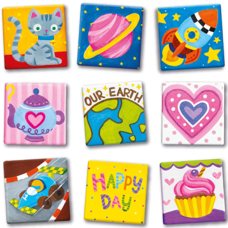 Set cu placute creative de pictat - magnetic - poza 4
