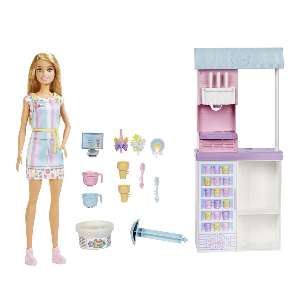 Set cu plastilina Magazinul de inghetata Barbie - poza 1