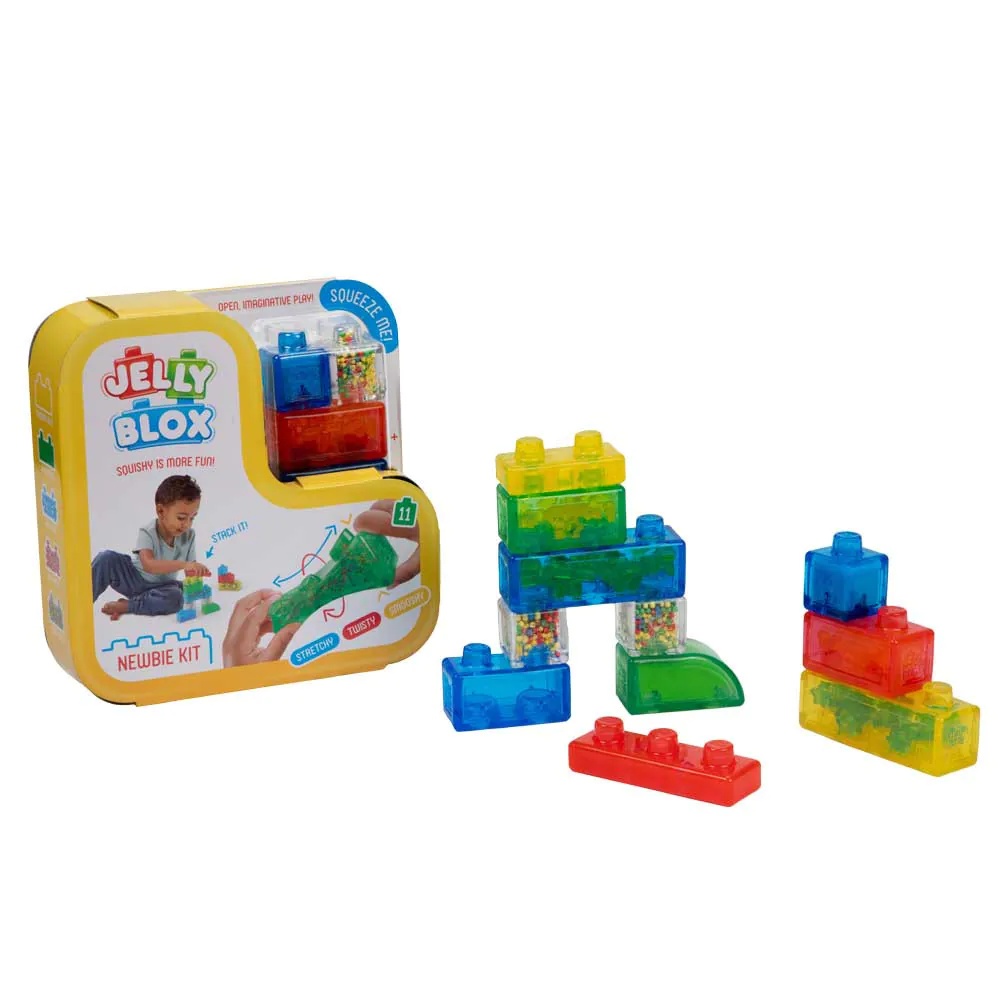 Set cuburi elastice de constructie Jelly Box 11 piese - poza 1