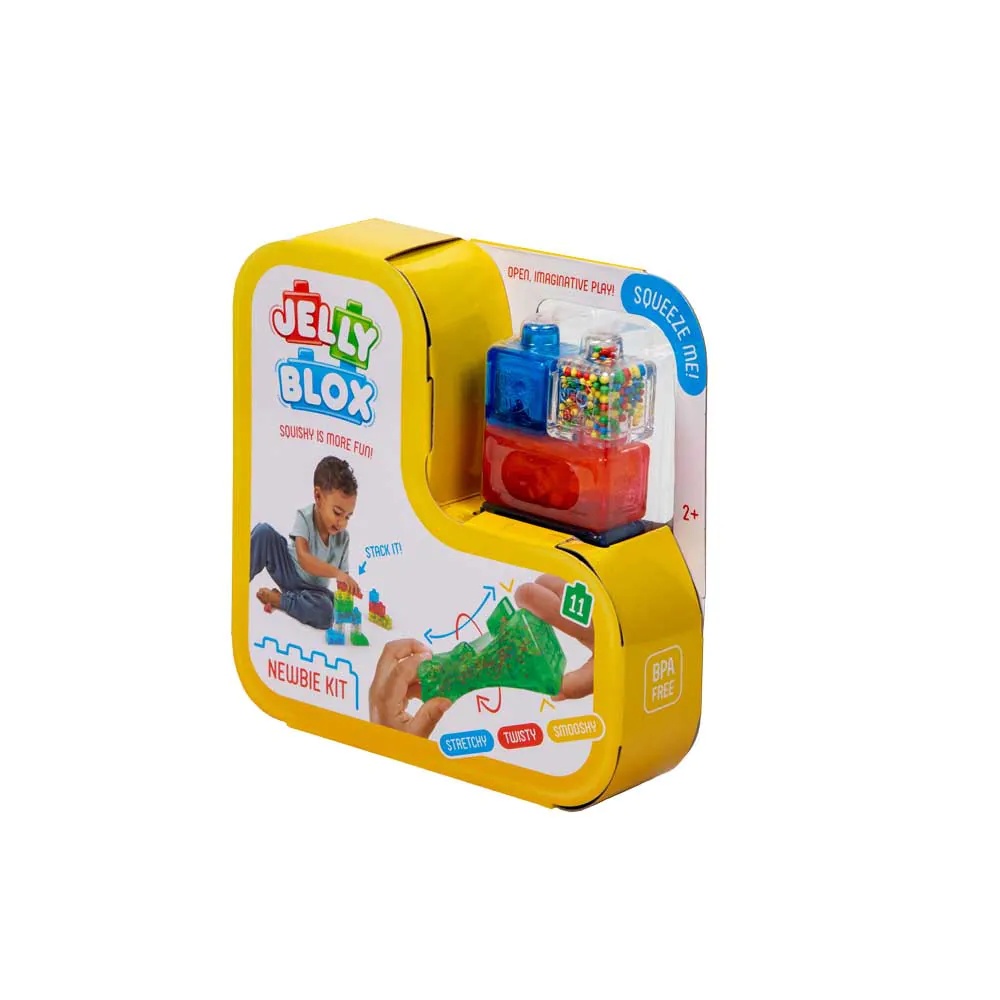 Set cuburi elastice de constructie Jelly Box 11 piese - poza 2