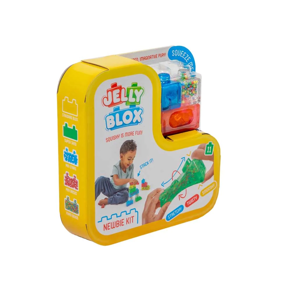Set cuburi elastice de constructie Jelly Box 11 piese - poza 3
