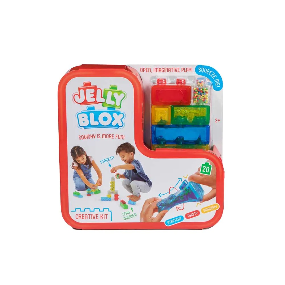 Set cuburi elastice de constructie Jelly Box 20 piese - poza 2