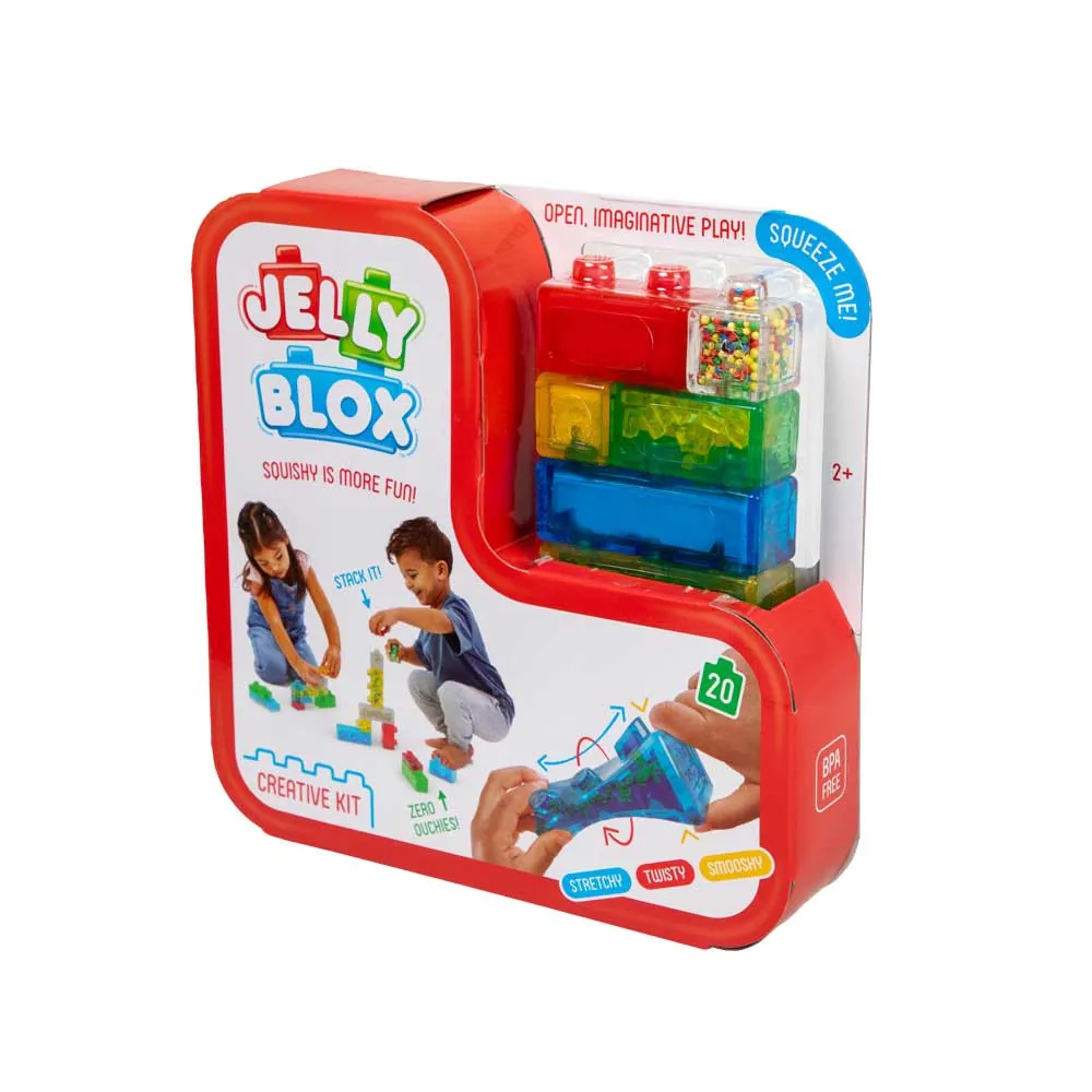 Set cuburi elastice de constructie Jelly Box 20 piese - poza 4