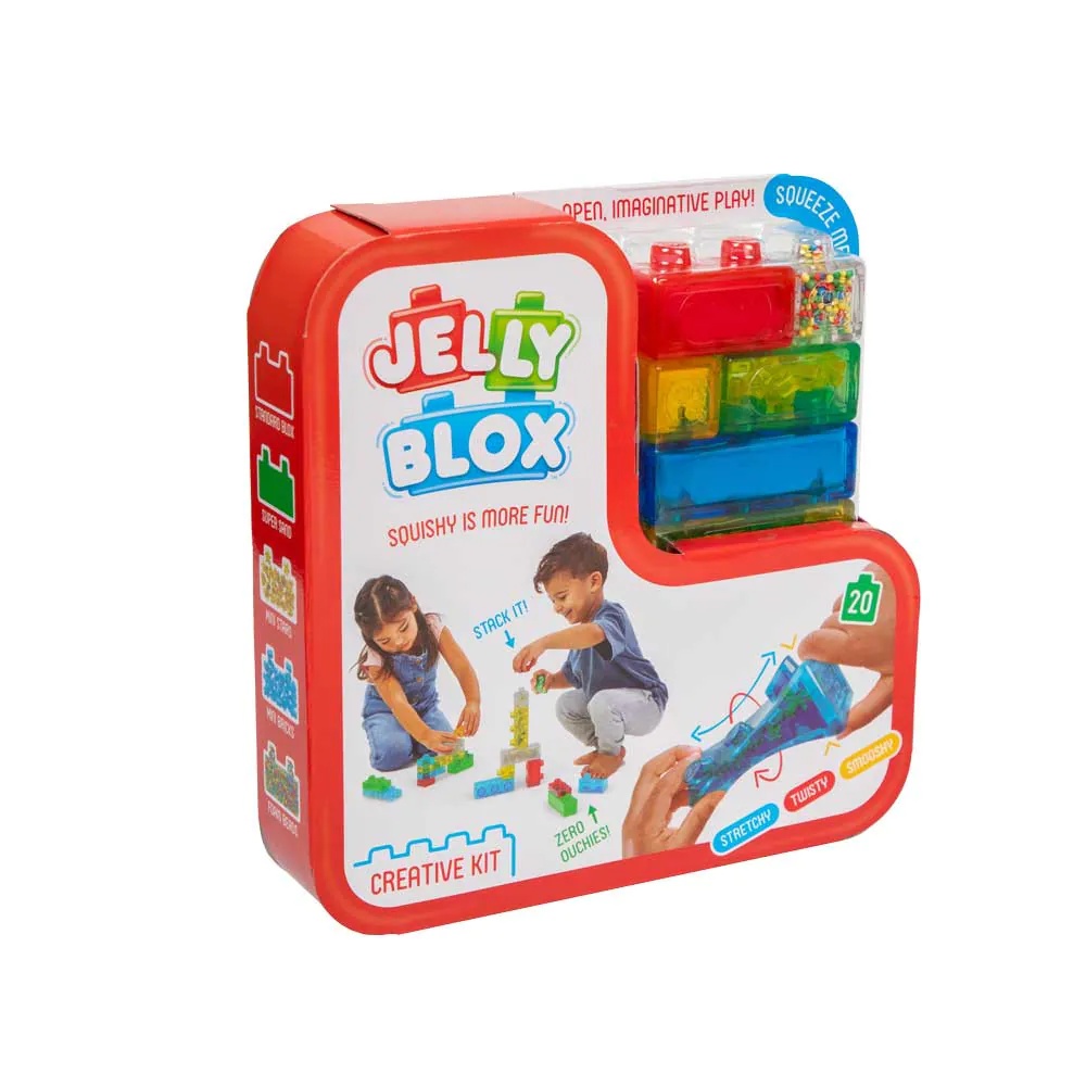 Set cuburi elastice de constructie Jelly Box 20 piese - poza 5