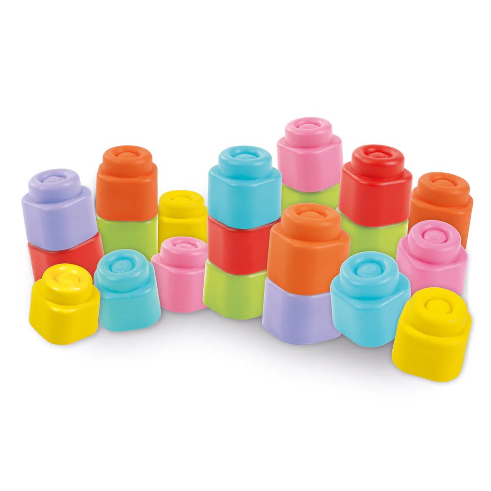 Set cuburi moi pentru bebelusi Clementoni Clemmy 20 piese - poza 2