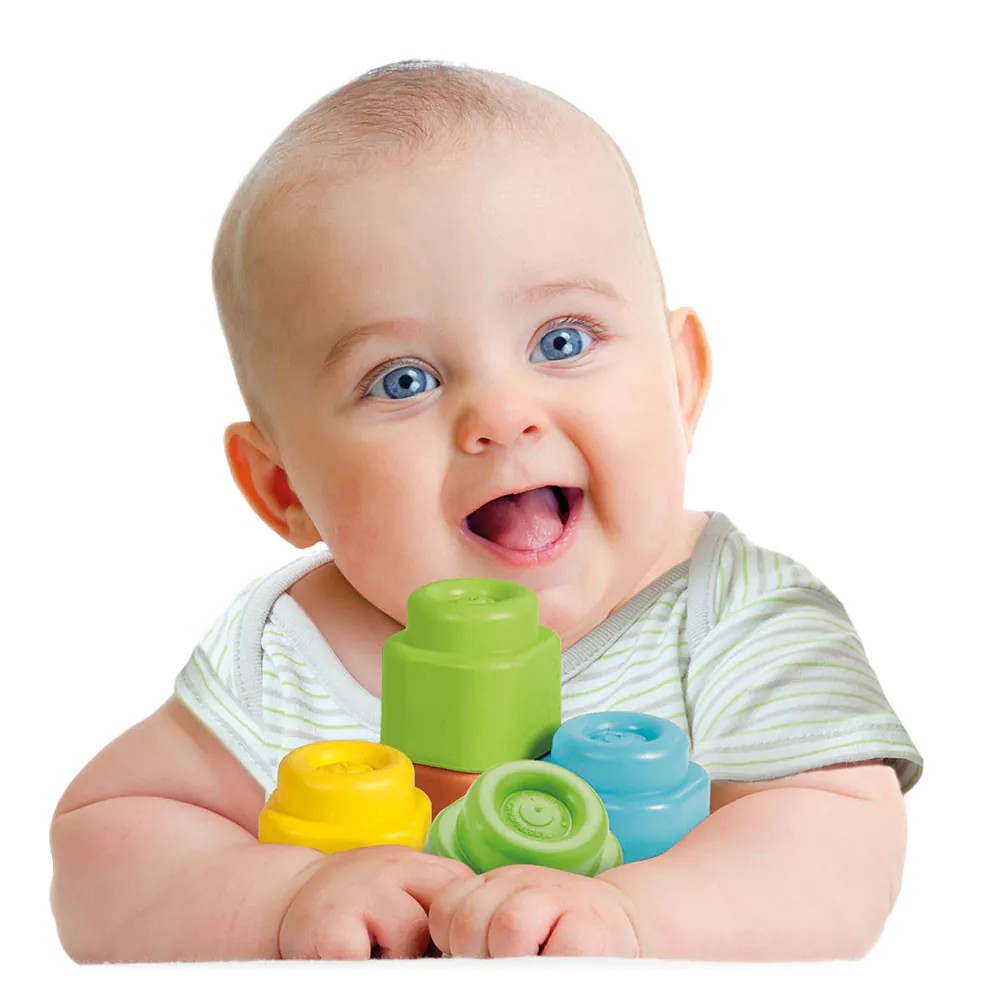 Set cuburi moi pentru bebelusi Clementoni Clemmy 20 piese - poza 3