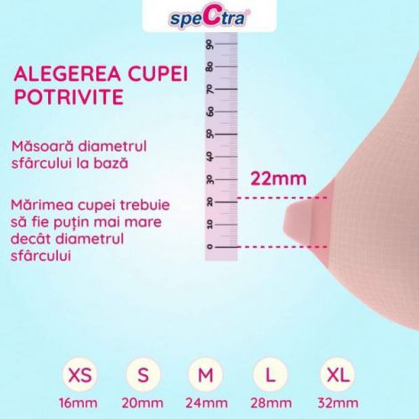 Set cupa pentru san - 16 mm - poza 4