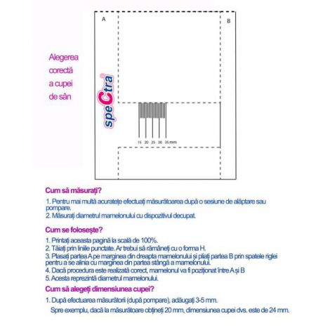 Set cupa pentru san - 32 mm - poza 4