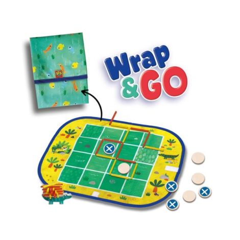 Set de 3 jocuri copii Connect Four, Dots and Boxes si joc de stivuire - poza 4
