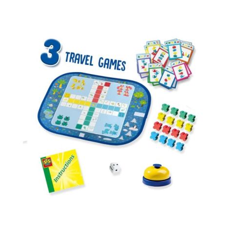 Set de 3 jocuri copii - Ludo, Quartet si Blocuri de viteza - poza 2