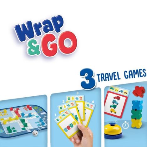 Set de 3 jocuri copii - Ludo, Quartet si Blocuri de viteza - poza 5