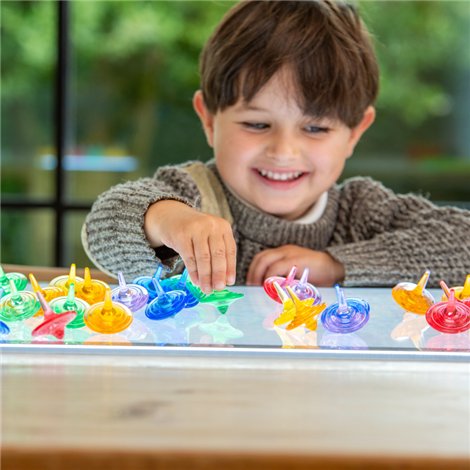 Set de 36 titirezi translucizi pentru activitati senzoriale - poza 2