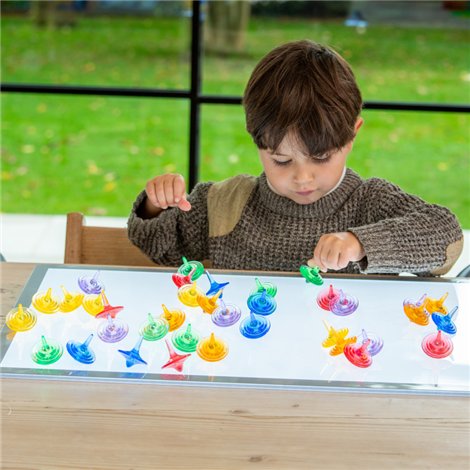 Set de 36 titirezi translucizi pentru activitati senzoriale - poza 3