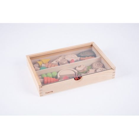 Set de 37 figurine din lemn pentru activitati educative Padurea - poza 2