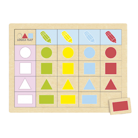 Set de 4 jocuri educative Montessori Logic1 - poza 2