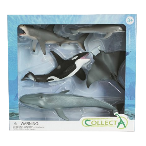 Set de 5 figurine pictate manual Viata Marina