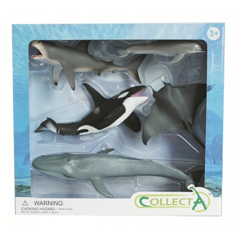 Set de 5 figurine pictate manual Viata Marina - poza 2