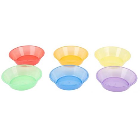 Set de 6 boluri translucide colorate pentru activitati senzoriale - poza 1