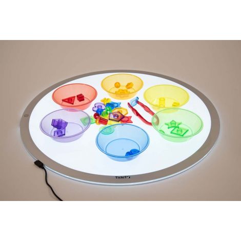 Set de 6 boluri translucide colorate pentru activitati senzoriale - poza 4