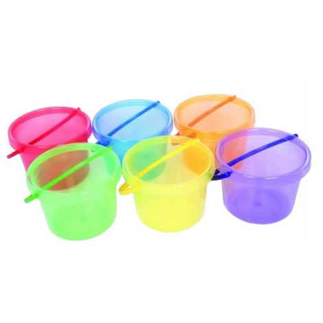 Set de 6 galetuse translucide colorate pentru activitati senzoriale - poza 1